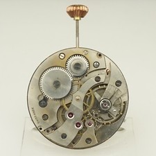 Rare Pocket Watch Movement Men's no fusee duplex chronometer no repeater RAR