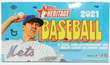 2021 TOPPS HERITAGE BASEBALL HOBBY BOX FACTORY SEALED NEW