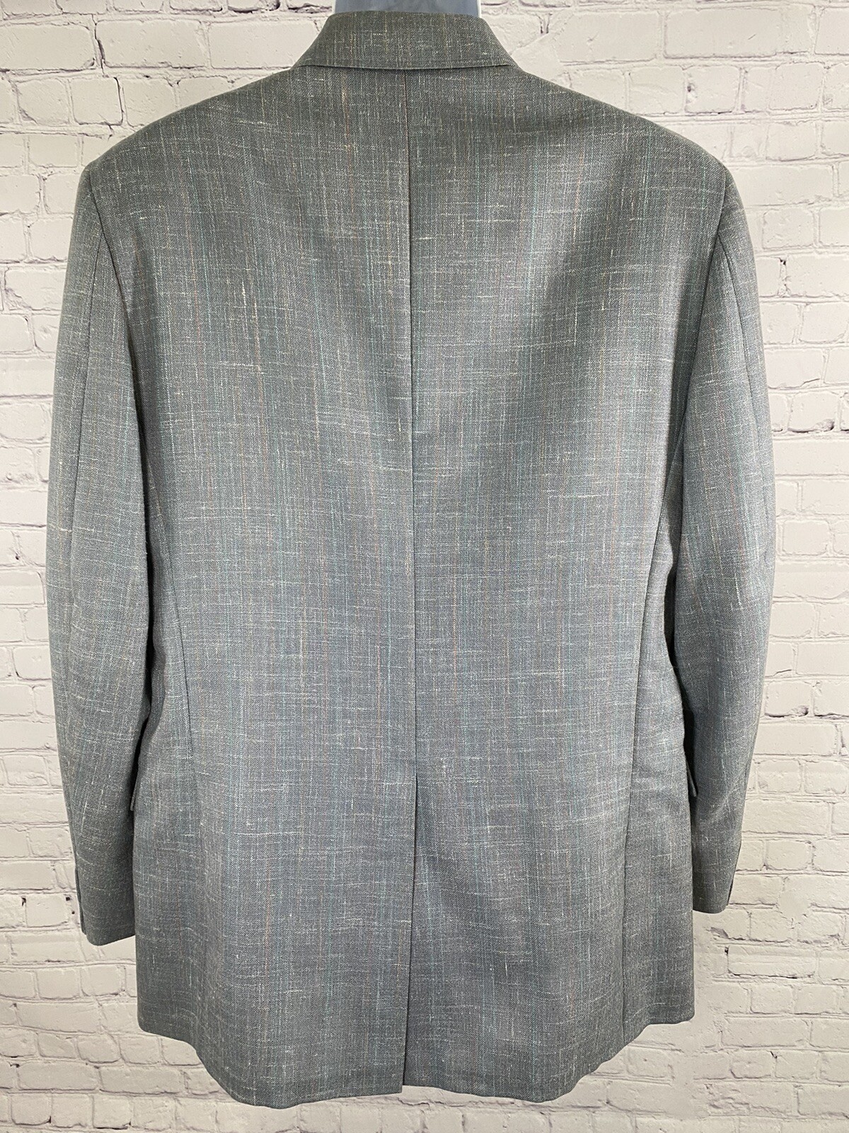 FILA Giacca blazer Adams Row by Richman blu multicolore 2 bottoni made in USA 42 LEGGI