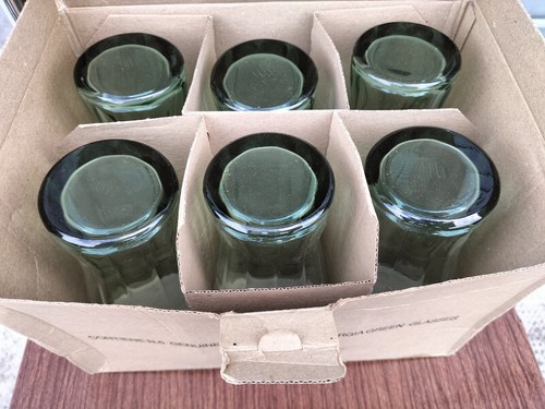 Komplettset 6 Coca Cola Gläser 0,5 L Georgia Green Glasses Neu - Bild 9 von 11