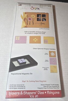 Sizzix Movers & Shapers Kit #1 Die. #654780. Bigz XL Pads Required. | eBay
