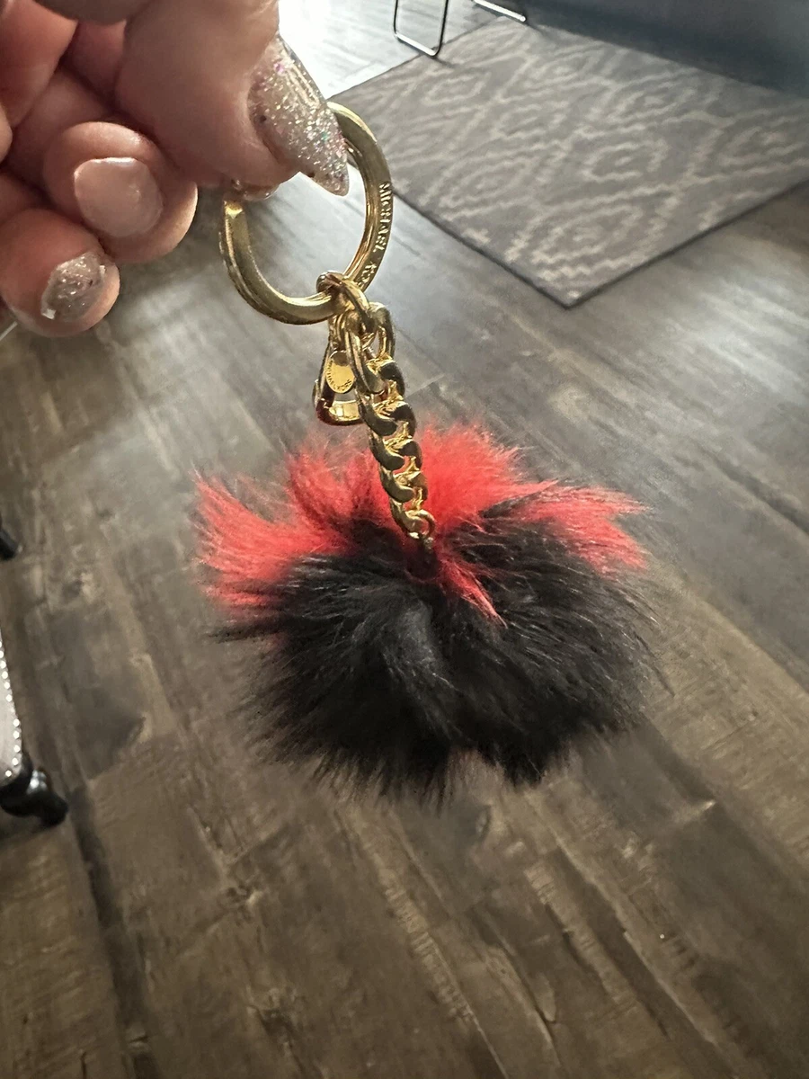 Michael kors 2024 fur pom pom