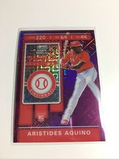 2020 Contenders #/75 Optic ARISTIDES AQUINO Pink Prizm SP MINT Rookie RC REDS!!!