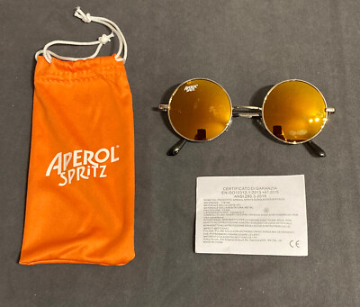 Occhiali da sole APEROL SPRITZ sunglasses unisex UV400 con astuccio morbido