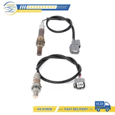 2X A/F Ratio Oxygen O2 02 Sensor Front+Rear Fits for 01-2005 Honda Civic 1.7L