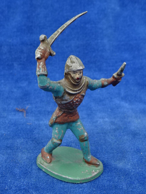 Figurine Quiralu - Hallebardier - Moyen Âge - Aluminium - Fabriqué En France