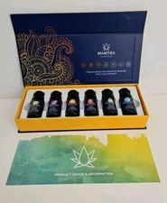 My Daily Choice Mantra Essential Oil Set 6 Bottles 0.33fl Oz Balance Chakras 