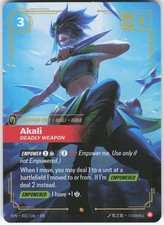 Akali, Deadly Weapon [Foil] #21 Prices | Riftbound Vendetta