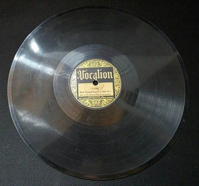 RARE! 78RPM 78 THE REV A W NIX The Black Diamond Express to Hell Vocalion 1098