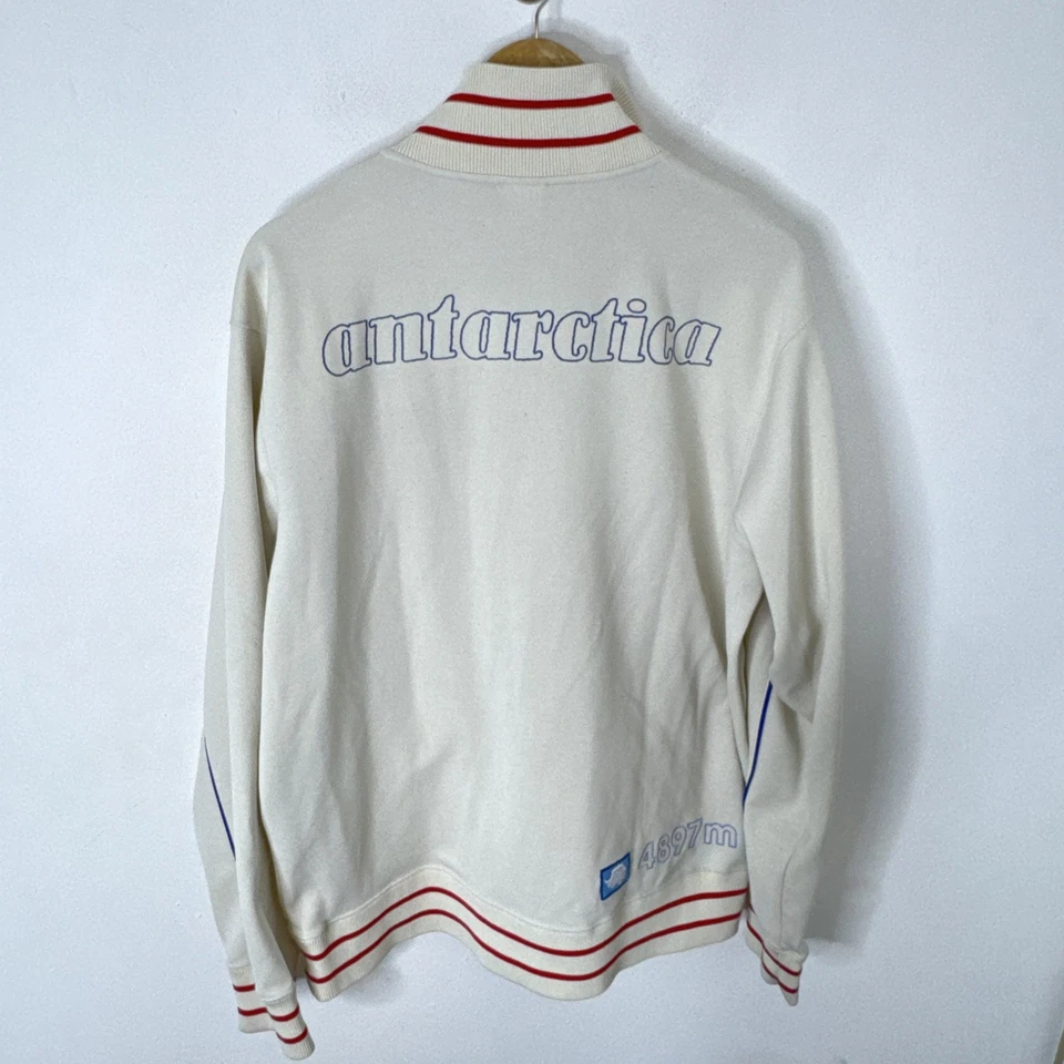 The North Face A5 Series Antarctica Track Jacket XL White Red Crest 4897m Rare - Image 3 of 4