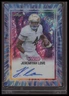 2025 Leaf Vivid #BA-JL2 Jeremiyah Love Base Auto Prismatic Blue #/6