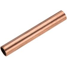 Kupferrohr 15mm Au&szlig;endurchmesser, 100mm L&auml;nge, nahtlos, leicht zu bearbeiten