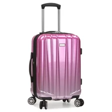 Women's Ruma II Expandable Luggage with Spinner Wheels, Ombre Pink, 21" Carry-on