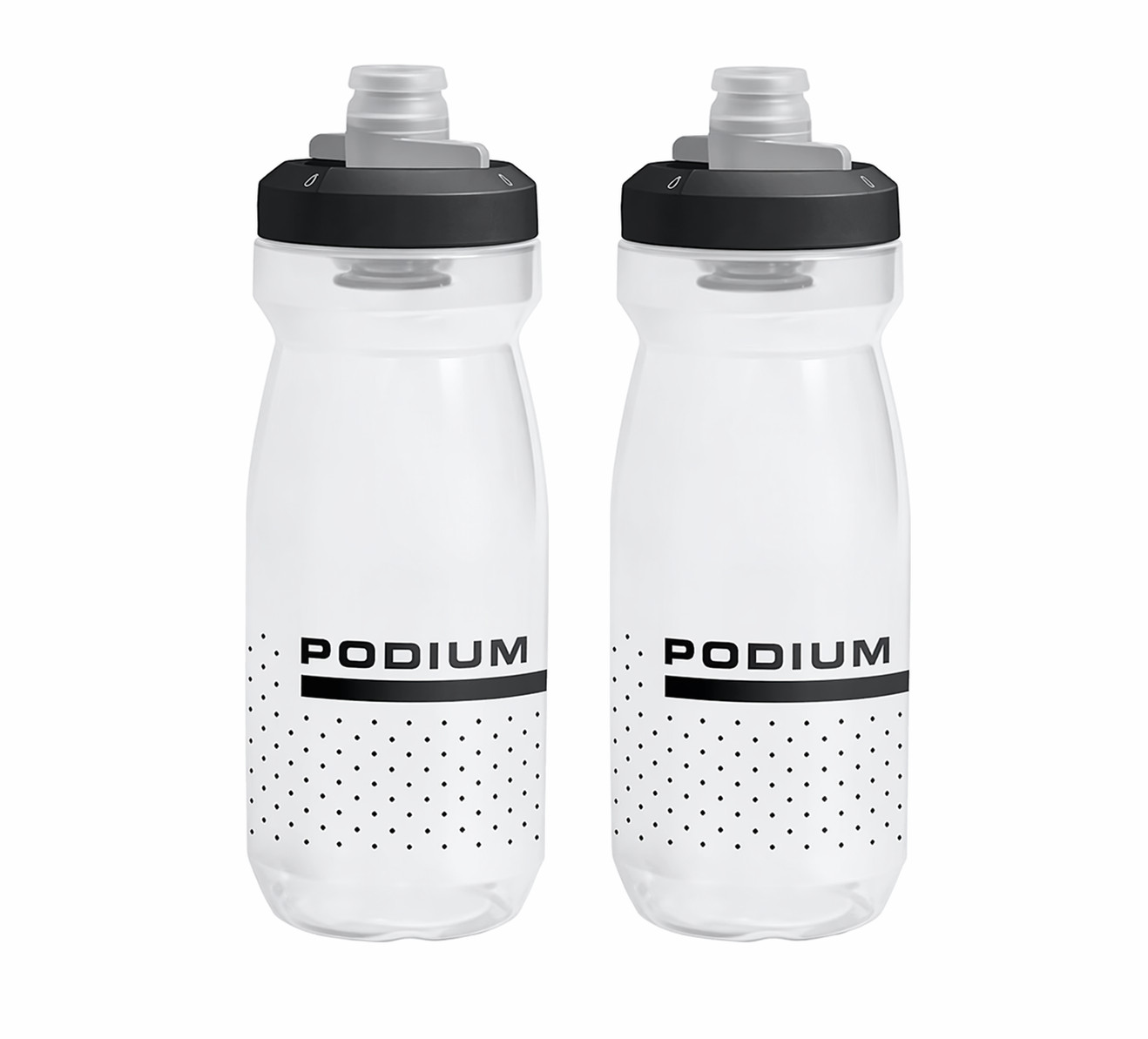 Pack of 2 - Camelbak Podium Water Bottle (Clear) (21oz)