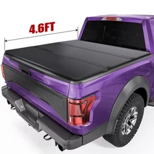 4.6FT Tonneau Cover Tri-Fold For 2022-2024 Ford Maverick Truck Bed Exact Fit