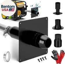Generator Exhaust Extension Silencer Kit with Three Universal Adapters Compatibl