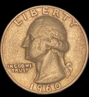 1960 Silver Washington Quarter Circulated