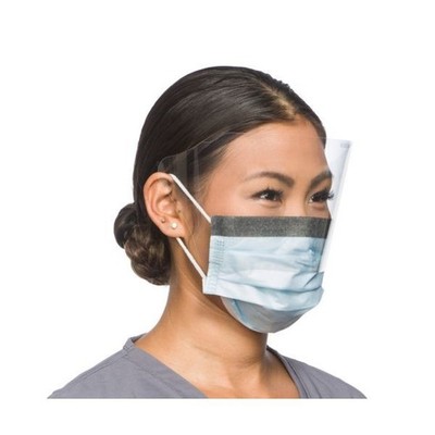 Halyard Fluidshield 2 WrapAround visor procedure mask - Case of 100