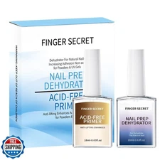 Finger Secret Acid-Free Primer and Nail Prep Dehydrator for Poly 