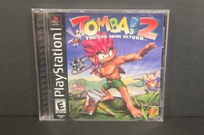 Tomba 2 Evil Swine Return PS1 PlayStation CIB Black Label w/ Manual