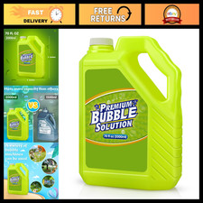 Non-Toxic Bubble Solution Refill - 70 OZ Pre-Mixed for Bubble Machines Toys