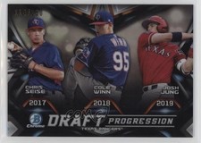 2019 Bowman Draft Chrome Progression Refractor /250 Chris Seise Cole Winn 1i72