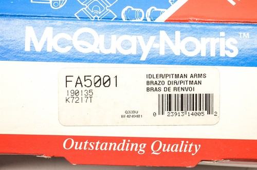 McQuay-Norris FA5001, 190135, K727T Pitman Arms Idler Kit NOS - Bild 3 von 3