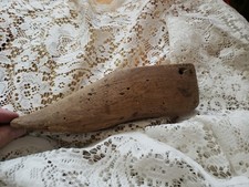 Antique Wooden Shoe Form, Women's Size 6 Shoe, Narrow Width  Hand Crafted 