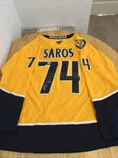 Juuse Saros Nashville Predators Autographed Jersey JSA Certified