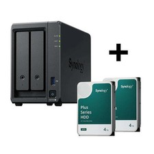 Synology Disk Station DS725+ NAS-Server + Synology Plus 3.5" SATA 6Gb/s