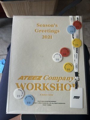ATEEZ Season's Greetings 2021 Company Workshop Music Memorabilia