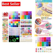 Ultimate Friendship Bracelet Making Kit - 6 Boxes of Vibrant Beads  Tools
