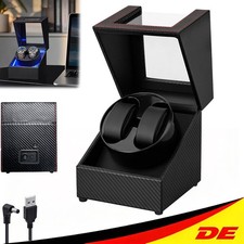 Automatik Uhrenbeweger Beweger Uhrenbox Uhrenkasten Watch Winder F&uuml;r 2 Uhr DHL