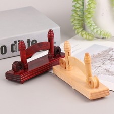 Chinese Style Hand Wood/Silk/Paper/Lace Folding Fan Stand Display Base Holder