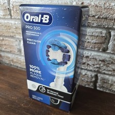 Oral-B Pro 500 Electric Rechargeable Toothbrush with Precision Clean NIB