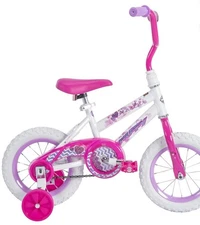 Huffy EZ Build 12" Sea Star Kids' Bike Fits Riders 37" - 42", Pink for Girls