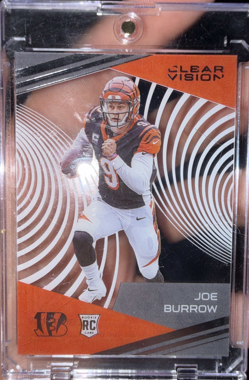 2020 Panini Chronicles - Clear Vision Rookies Joe Burrow #CV-1 (RC)