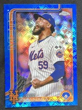 2025 Topps Chrome SEAN MANAEA LogoFractor Blue Refractor! #'d /150!