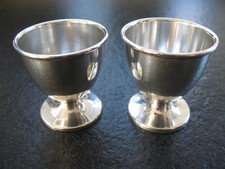 2 Eierbecher Silber 835 Vintage klassisch und schön von ca. 1940