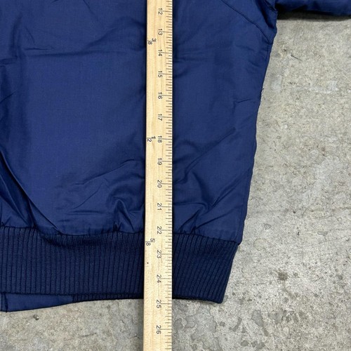 Vintage Members Only Jacket Mens Size 44 Blue Full Zip Bomber Coat Hong Kong 80s - Picture 7 of 10