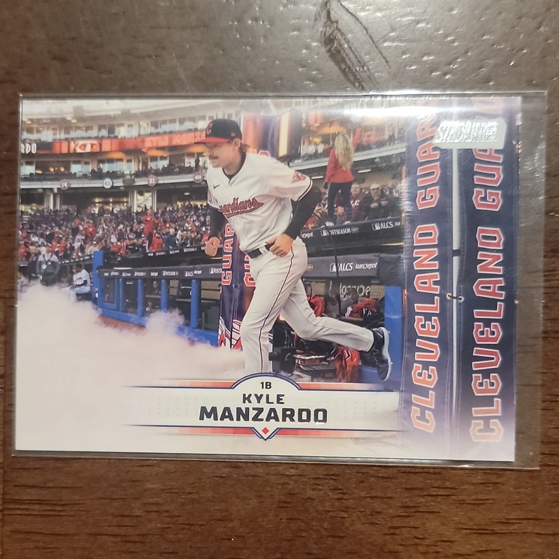 Topps 2025 Stadium Club Kyle Manzardo Cleveland Guardians RC #82 MLB