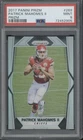 2017 Panini Prizm Silver #269 Patrick Mahomes II RC Rookie Mint PSA 9