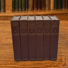 1912 J. M Barrie Uniform Ed Charles Scribner&rsquo;s Sons Matching Lot of 6 Volumes HC