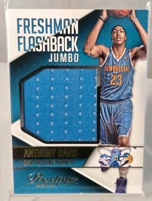 2015 Prestige Freshman Flashback Jumbo Patch Anthony Davis! Player Worn Patch
