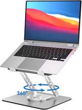 Adjustable 360 Rotating Laptop Stand Ergonomic Foldable Riser For MacBook Pro...