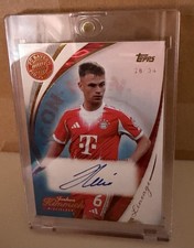 Joshua Kimmich on card Auto 28/34 Topps FC Ba...
