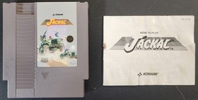 Jackal Cart with Manual (NES, Nintendo Entertainment System 1987) Tested