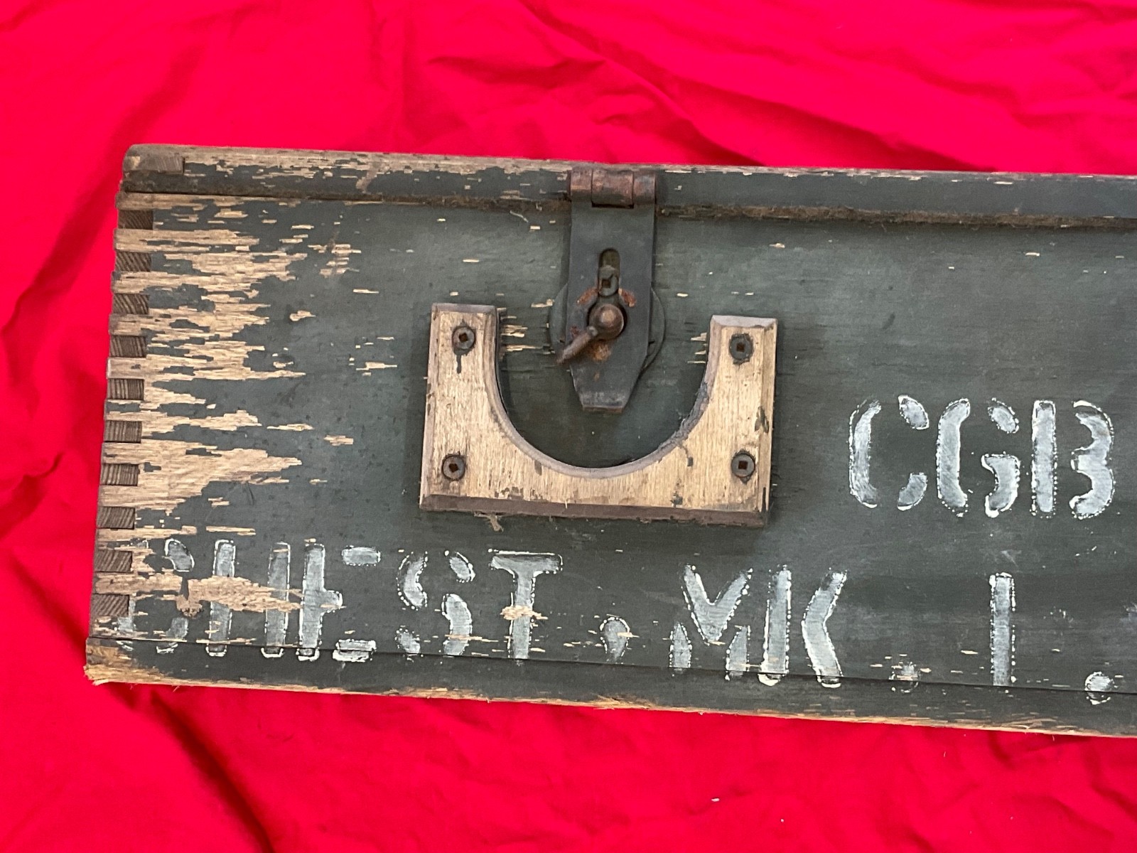 British Lee Enfield Training Rifle MK1 No 7 22 LR Transit Chest SMLE Post WWII