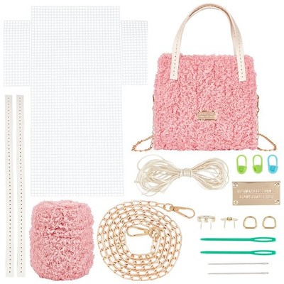 DIY Knitting Crochet Bag Making Kit, Handmade Woven Tote Bag Making Materials...