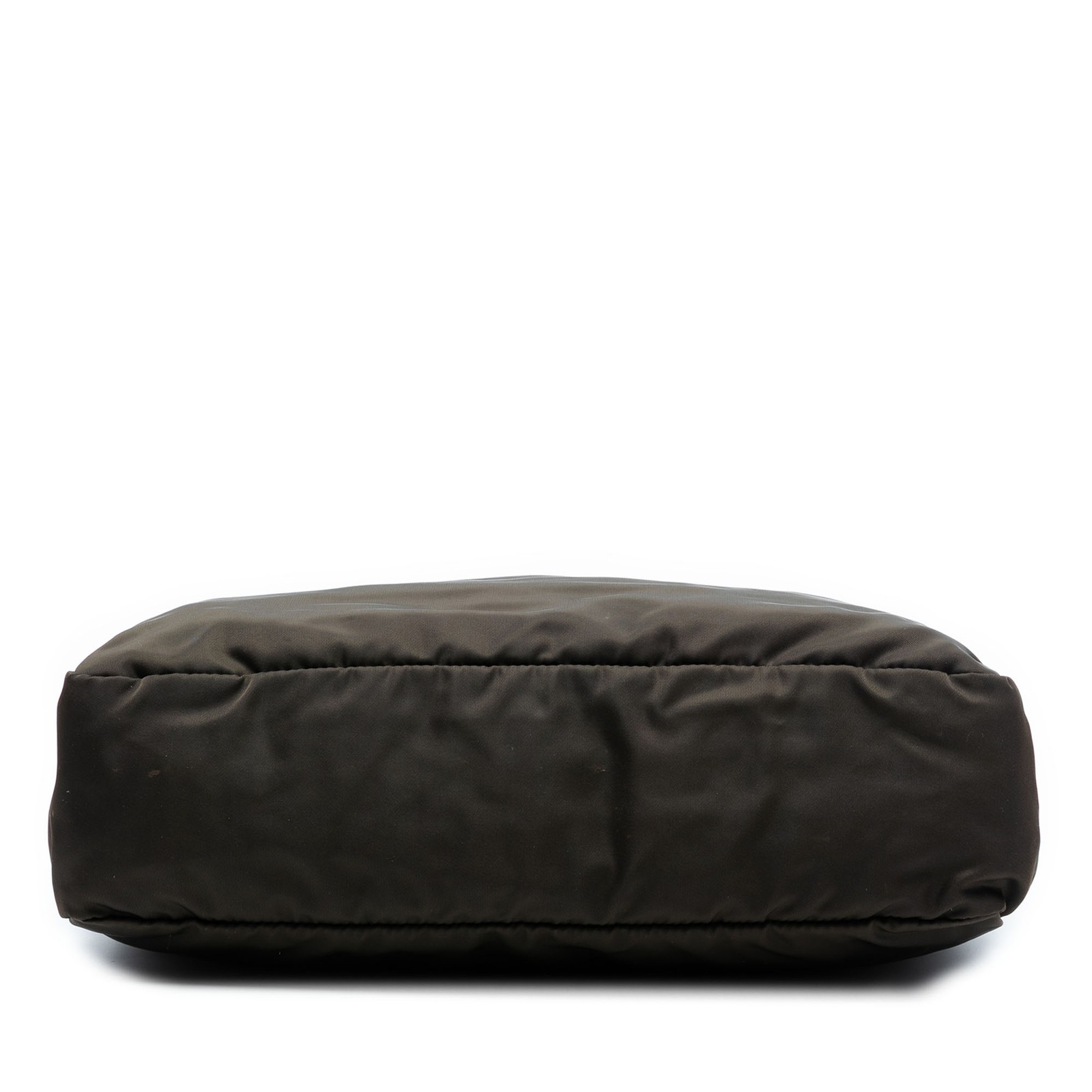 Authenticated Prada Tessuto Tote Dark Green Nylon Fabric thumbnail 3